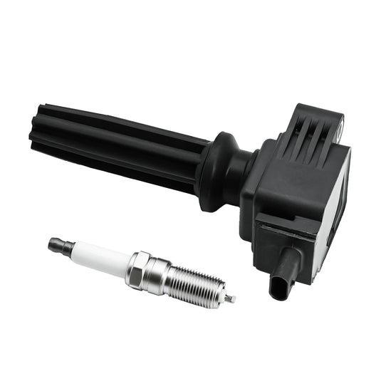 4PCS Ignition Coil UF670 DG546 5C1873 & 4PCS Double Iridium Spark Plug LTR6BHX for Ford Focus Edge Escape Explorer Fusion Mustang Taurus EcoSport/Jaguar F-Pace XE XF/Lincoln MKC MKT MKZ/Land Rover LR2 - Electrical Parts > Other Electrical Parts > Solenoid Valve Coil from MyMROmarts