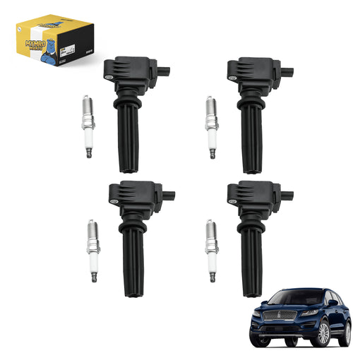 4PCS Ignition Coil UF670 DG546 5C1873 & 4PCS Double Iridium Spark Plug LTR6BHX for Lincoln SUV MKC MKC MKT Sedan MKZ with 2.0L/2.3L - Electrical Parts > Other Electrical Parts > Solenoid Valve Coil from MyMROmarts