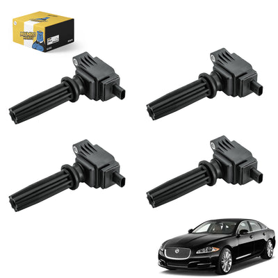 Set of 4 Ignition Coil Pack UF670 DG562 CM5Z-12029-K 4M5E-12A366-BC LR030637 Replacement for Jaguar Sedan 2017 XE 2013–2015 XF - Electrical Parts > Other Electrical Parts > Solenoid Valve Coil from MyMROmarts