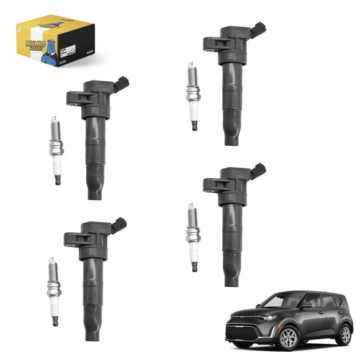 Ignition Coil UF611 27300-3F100 C1667 & XP6203 Double Iridium Spark Plug for Kia Sorento Forte Optima Sportage Rondo Borrego - Electrical Parts > Other Electrical Parts > Solenoid Valve Coil from MyMROmarts