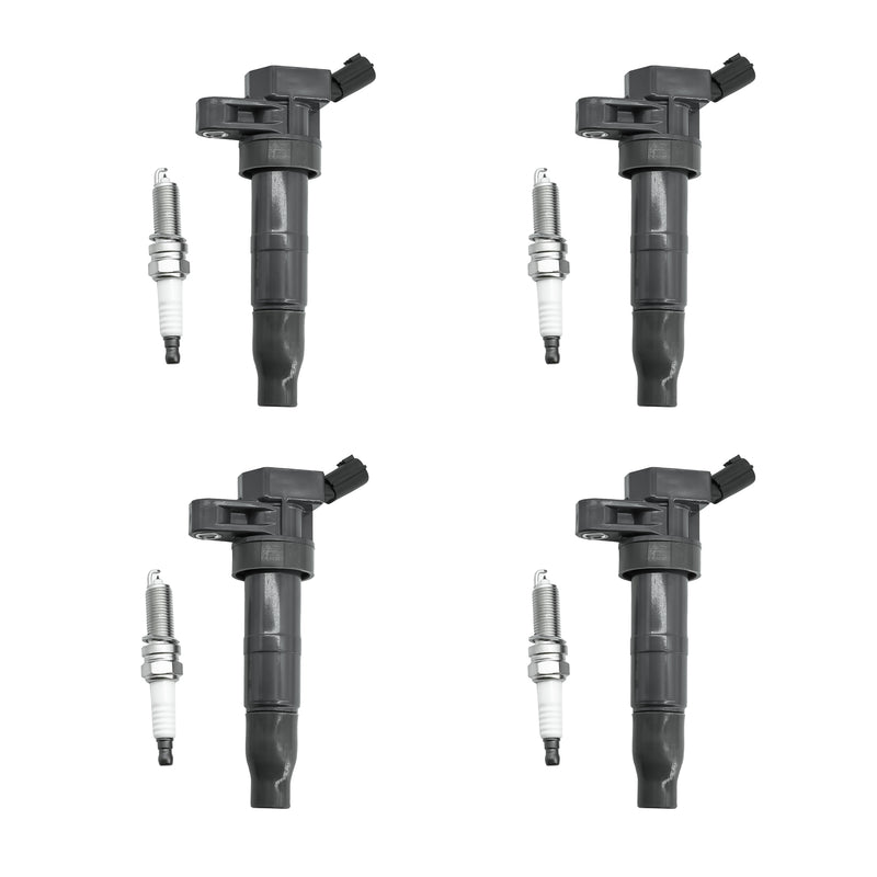 Indlæs billede i Gallery Viewer, Ignition Coil UF611 27300-3F100 C1667 &amp; XP6203 Double Iridium Spark Plug for HYUNDAI Sonata Santa Fe Tucson Genesis Coupe - Electrical Parts &gt; Other Electrical Parts &gt; Solenoid Valve Coil from MyMROmarts
