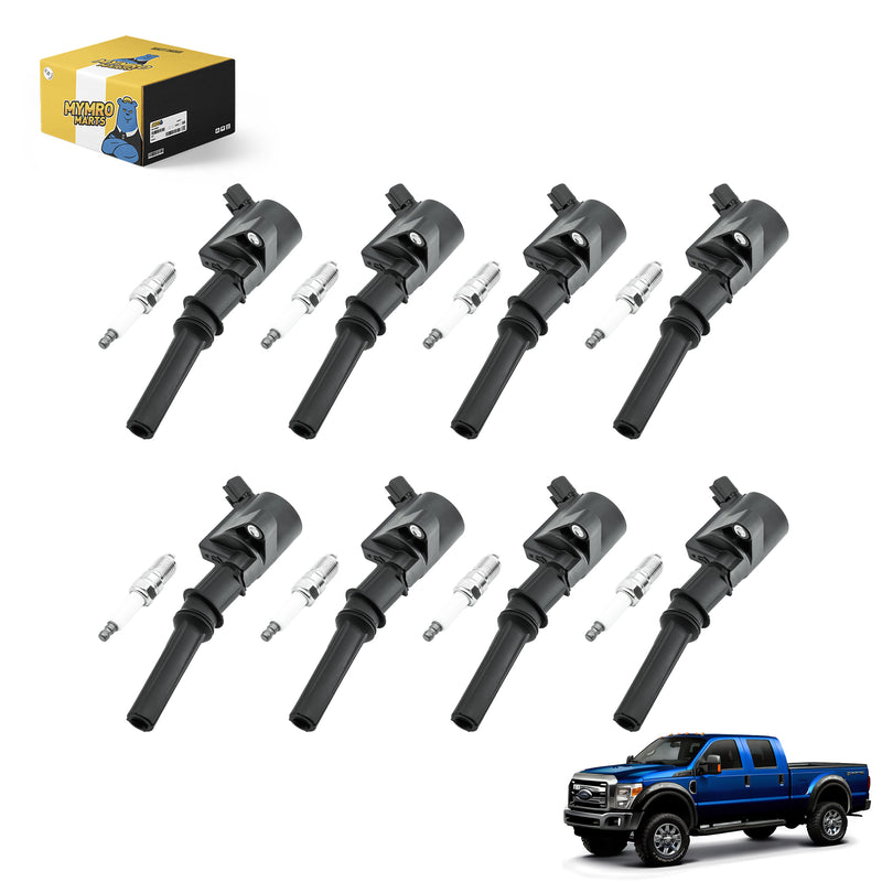Load image into Gallery viewer, Set of 8 Ignition Coil Pack Iridium Spark Plug Pack DG508 For Ford Crown Victoria E-150 E-250 E-350 E-450 E-550 - Electrical Parts &gt; Other Electrical Parts &gt; Solenoid Valve Coil from MyMROmarts
