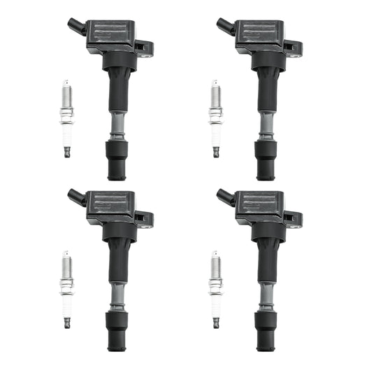 4 ignition coils UF816 with 4 iridium Spark Plugs for Hyundai Veloster Elantra Sonata Hybrid Kona with 2.0L L4 - Electrical Parts > Other Electrical Parts > Solenoid Valve Coil from MyMROmarts