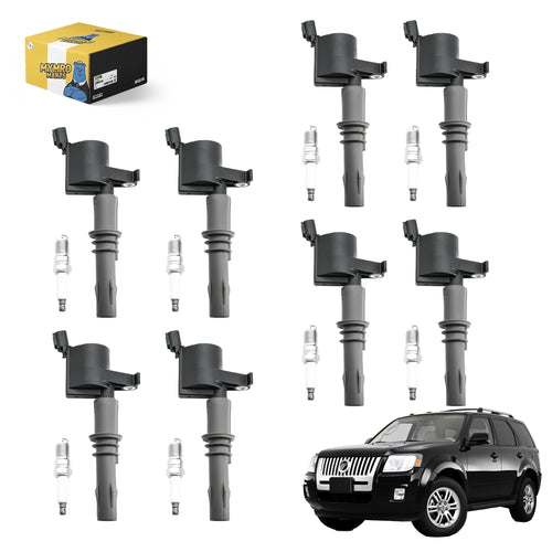 Set of 8 Ignition Coil Pack DG521 3Z12029A Platinum Spark Plug SP509 For Mercury 2008–2010 SUV Mountaineer with Engine 4.6L V8 - Electrical Parts > Other Electrical Parts > Solenoid Valve Coil from MyMROmarts