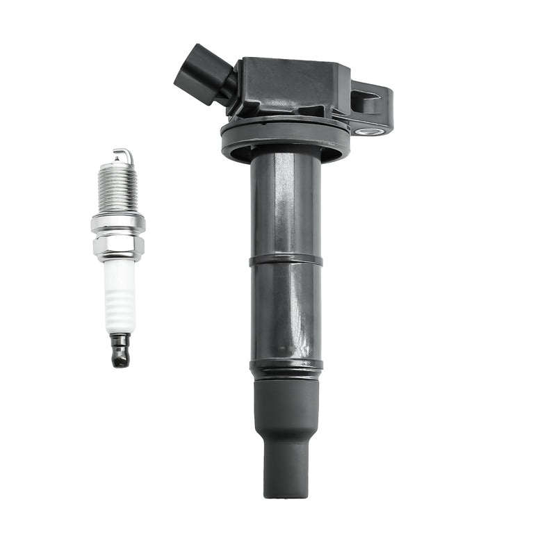 Load image into Gallery viewer, 4PCS Ignition Coil Packs UF333 &amp; 4PCS Double Iridium Spark Plug 7092 Compatible with Toyota Camry Corolla Highlander Matrix RAV4 Solara with L4 2.4L Engine - Electrical Parts &gt; Other Electrical Parts &gt; Solenoid Valve Coil from MyMROmarts
