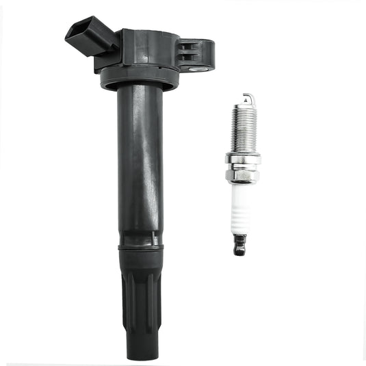 6PCS Ignition Coil Pack UF487 90919-02251 90919-A2002 & Double Iridium Spark Plug Fit for Scion 2011–2015 Coupe tC with Engine 2.5L - Electrical Parts > Other Electrical Parts > Solenoid Valve Coil from MyMROmarts