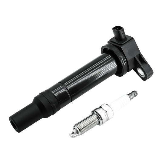 Set of 4 Ignition Coil Packs UF499 C1543 and Spark Plugs Fits for 2006 2007 2008 2009 2010 2011 Kia Rio Rio5 Rondo Hyundai Accent 1.6 L4 - Electrical Parts > Other Electrical Parts > Solenoid Valve Coil from MyMROmarts