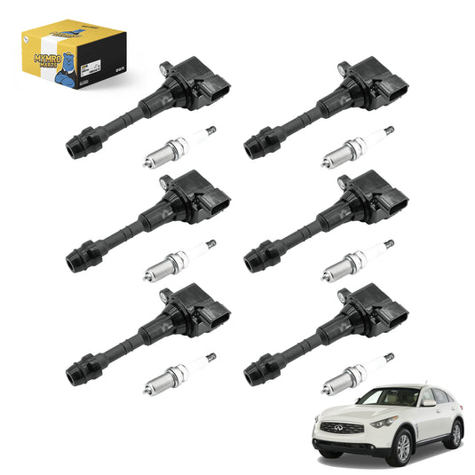 6PCS Ignition Coil UF349 C1406 & Double Iridium Spark Plug 224018H515 For Infiniti l35 QX4 with Engine 3.5L V6 - Electrical Parts > Other Electrical Parts > Solenoid Valve Coil from MyMROmarts