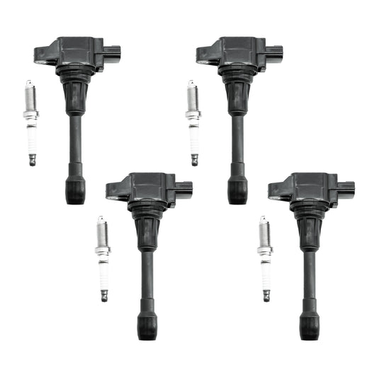 Set of 4 Ignition Coil Pack UF549 22448ED000 and Iridium Spark Plugs 9029 Fit For Nissan Sentra,Altima,Versa,Rogue,Cube,Urvan,NV200,Pathfinder 2007-2015&INFINITI QX60 2014 2015 1.6L 1.8L 2.0L 2.5L L4 - Electrical Parts > Other Electrical Parts > Solenoid Valve Coil from MyMROmarts