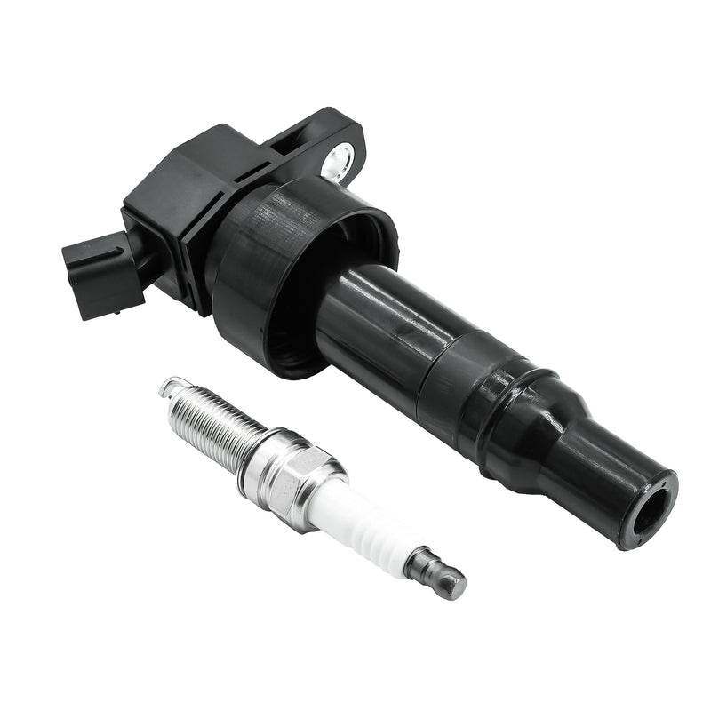 Load image into Gallery viewer, 4PCS Ignition Coil UF652 273012B100 C1803 GN10634 5C1860 &amp; Double Iridium Spark Plug 93815 for 2012-2020 HYUNDAI Accent,2012-2017 HYUNDAI Veloster - Electrical Parts &gt; Other Electrical Parts &gt; Solenoid Valve Coil from MyMROmarts
