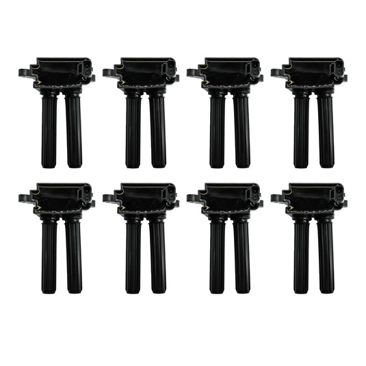 Ignition Coils Pack Set of 8 UF504 for 5.7 V8 HEMI Compatible with Dodge Ram 1500 2500 3500 Charger Durango Chrysler 300 Jeep Grand Cherokee 2009-2015 - Electrical Parts > Other Electrical Parts > Solenoid Valve Coil from MyMROmarts