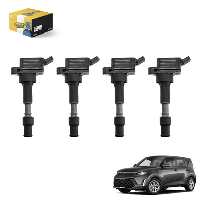 4Pcs Ignition Coil Pack UF816 and Spark Plug 93175 Compatible with Kia Forte Optima Hybrid Soul Forte5 Seltos with 2.0L - Electrical Parts > Other Electrical Parts > Solenoid Valve Coil from MyMROmarts