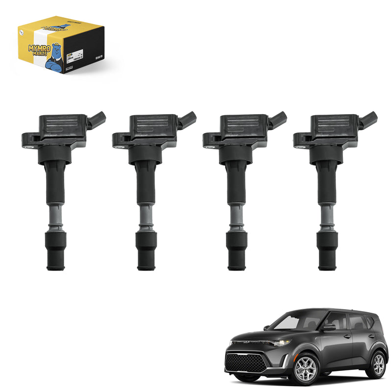 Load image into Gallery viewer, 4Pcs Ignition Coil Pack UF816 and Spark Plug 93175 Compatible with Kia Forte Optima Hybrid Soul Forte5 Seltos with 2.0L - Electrical Parts &gt; Other Electrical Parts &gt; Solenoid Valve Coil from MyMROmarts
