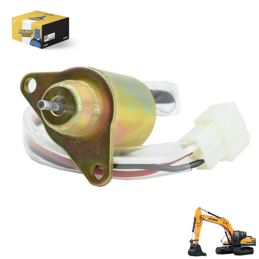 12V Stop Solenoid 1503ES-12S5SUC5S 1503ES12S5SUC5S for Hyundai R55-7 R60-7 Excavators - Electrical Parts > Solenoid Valve > Shut Off Solenoid from MyMROmarts