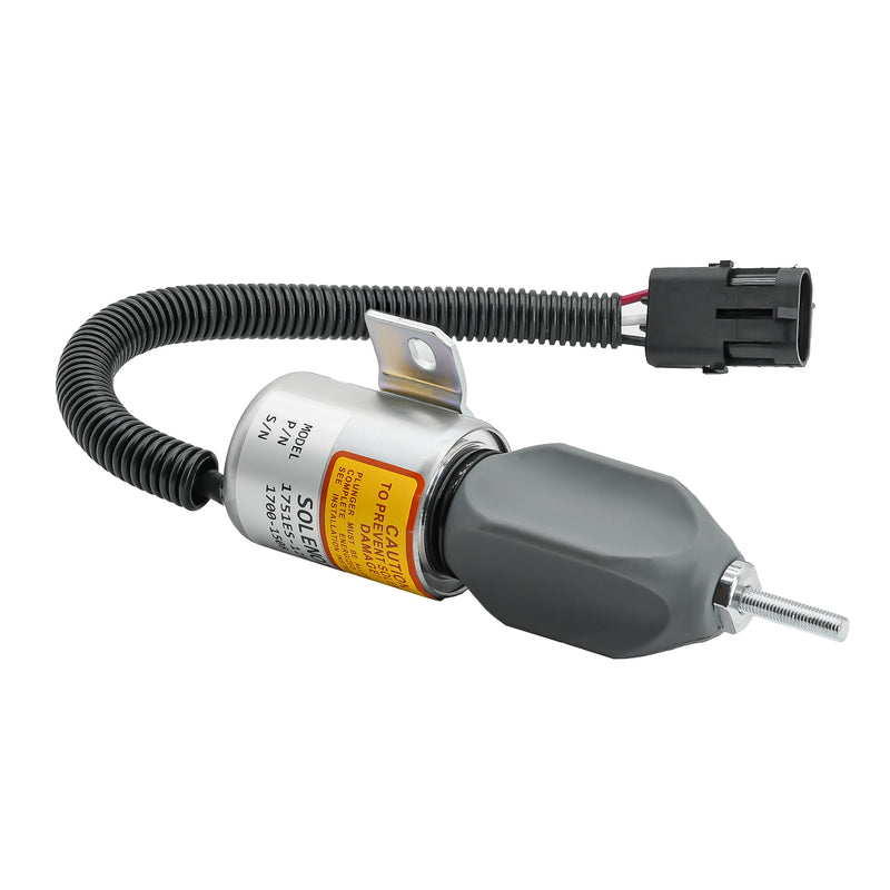 Load image into Gallery viewer, 12V Fuel Shutoff Solenoid 1751ES-12E2UC3B1S1 1700-1508 for Woodward 1700 Series from MyMROmarts
