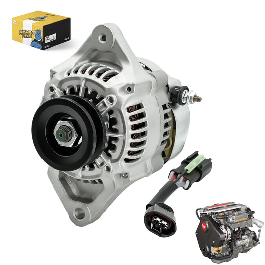 New Alternator 18504-6470 185046470 101211-8810 1012118810 For Yanmar 3TNV88 4TNV88 4TNV98T Diesel 4TNV98 Diesel from MyMROmarts