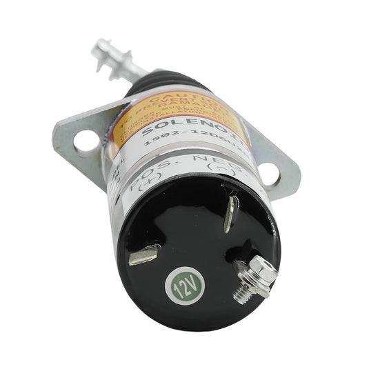 12V Shut Down Solenoid 1500-2027 1502-12D6U2B2S2A for Woodward Model 1502-12D Flange - Electrical Parts > Solenoid Valve > Shut Off Solenoid from  My Store