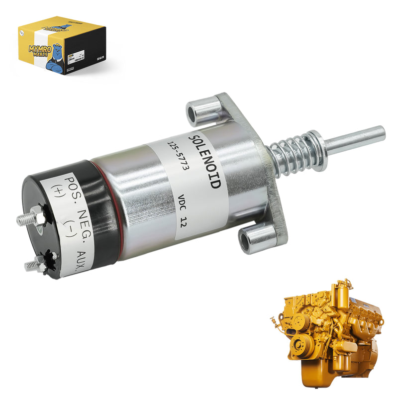 Load image into Gallery viewer, 12V Stop Solenoid 125-5773 For Caterpillar 3204 3304 3304B Engine from MyMROmarts
