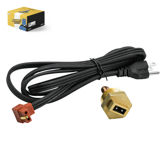 Engine Block Coolant Heater Kit AR87167 for John Deere 1025R 110 2210 2305 4210 445 X495 XUV Gator 850D 855D 855M 865E