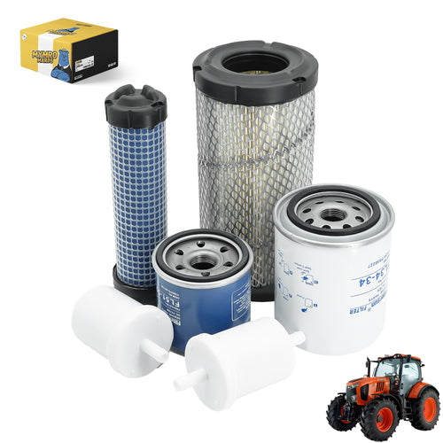 Maintenance Filter Kit HH150-32430 K1211-82320 12581-43012 HHK20-36990 for Kubota BX Series Sub-Compact Tractor BX23S BX1880 BX2380 from MyMROmarts