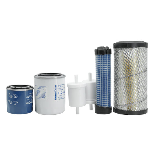 Maintenance Filter Kit HH150-32430 K1211-82320 12581-43012 HHK20-36990 for Kubota BX Series Sub-Compact Tractor BX23S BX1880 BX2380 from MyMROmarts