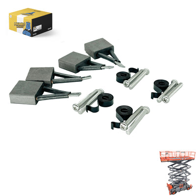 Electric Motor Brush Kit 122967 for Skyjack 123477 147664 SJIII 3215 3219 3220 3226 4620 4626 4632 6826 6832 from MyMROmarts