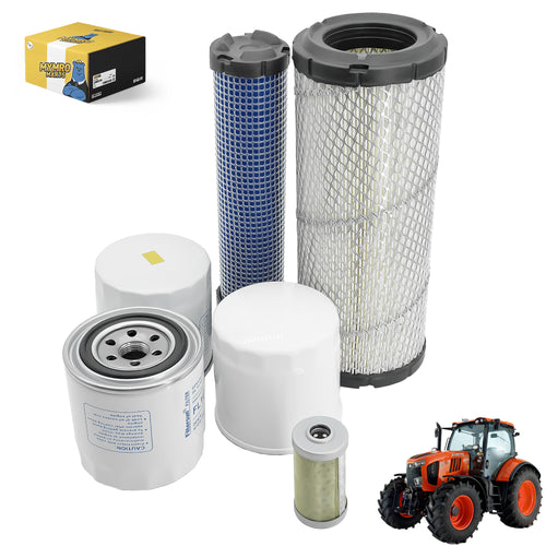 Filter Kit TC620-93230 HH164-32430 TC422-82620 1J800-43170 1G311-43380 Compatible with Kubota L3301 & L3901 w/D1803 Engine from MyMROmarts