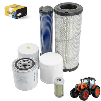 Filter Kit TC620-93230 HH164-32430 TC422-82620 1J800-43170 1G311-43380 Compatible with Kubota L3301 & L3901 w/D1803 Engine from MyMROmarts