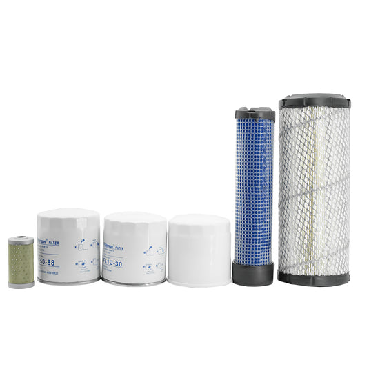 Filter Kit TC620-93230 HH164-32430 TC422-82620 1J800-43170 1G311-43380 Compatible with Kubota L3301 & L3901 w/D1803 Engine - Engine Maintenance Parts > Filter Kits from MyMROmarts