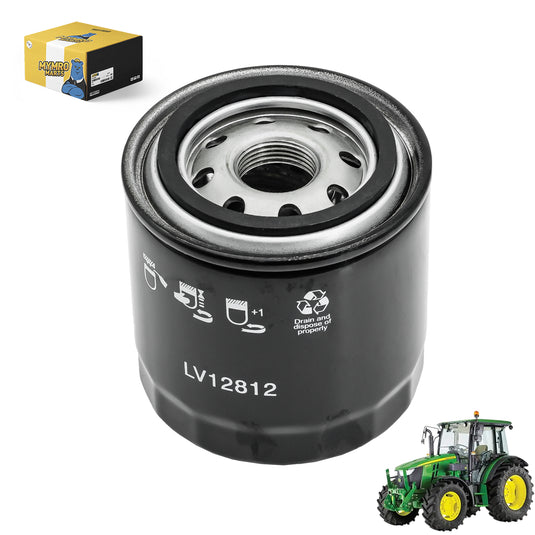Hydraulic Oil Filter LVA12812 Compatible with John Deere Compact Utility Tractors 2305 2210 Series from MyMROmarts
