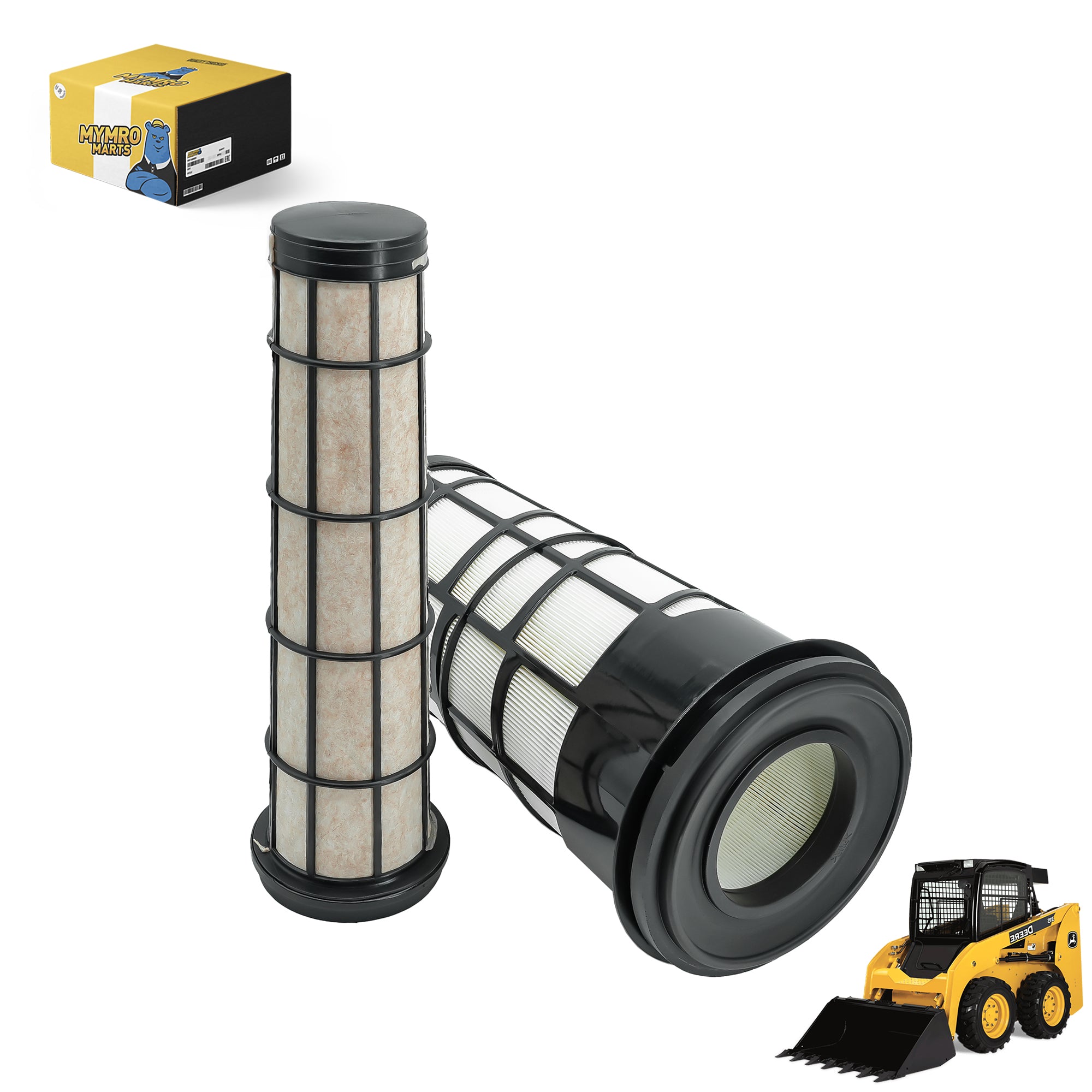 Luchtfilter RE282286 RE282287 Compatibel met John Deere 318D 319D 320D 323D 5045D 5045E 5050E 5055E 5060E 5065E 5075E 5075EF 5055E 