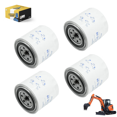 4Pcs Oil Filter HH1C0-32430 Replacement for Kubota Loader SVL75 SVL75C SVL90 SVL95 Excavator KX057 KX080 KX91 from MyMROmarts
