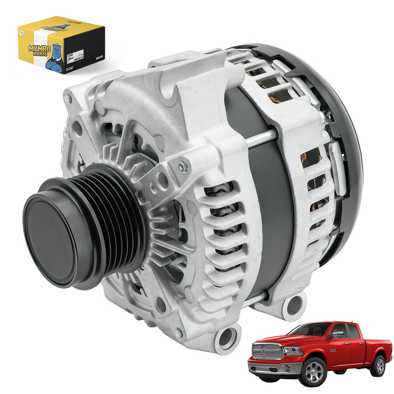 Cargue la imagen en el visor de la galería, 220A 12V Alternator 421000-7191 56029733AB 6-Groove Pulley Compatible with Ram 2022-2023 ProMaster 1500 ProMaster 2500 ProMaster 3500 V6 3.6L - Electrical Parts &gt; Alternator from MyMROmarts
