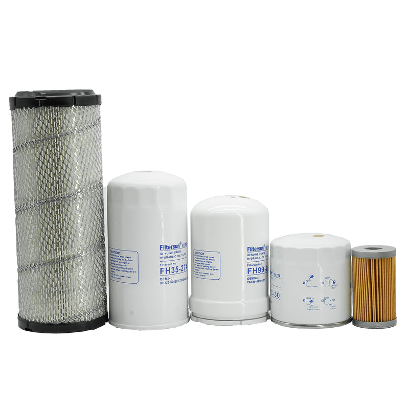 Load image into Gallery viewer, Filter Kit HH164-32430 HHTA0-37710 15521-43160 11013-7020 HHTA059900 for Kubota Tractor L3010 L3830 L3540 L3940 L4240 L4400HST L3240HST L3540HST L3940HST L4240HST - Engine Maintenance Parts > Filter Kits from MyMROmarts

