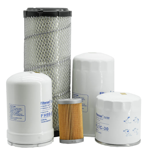 Filter Kit HH164-32430 HHTA0-37710 15521-43160 11013-7020 HHTA059900 for Kubota Tractor L3010 L3830 L3540 L3940 L4240 L4400HST L3240HST L3540HST L3940HST L4240HST - Engine Maintenance Parts > Filter Kits from MyMROmarts