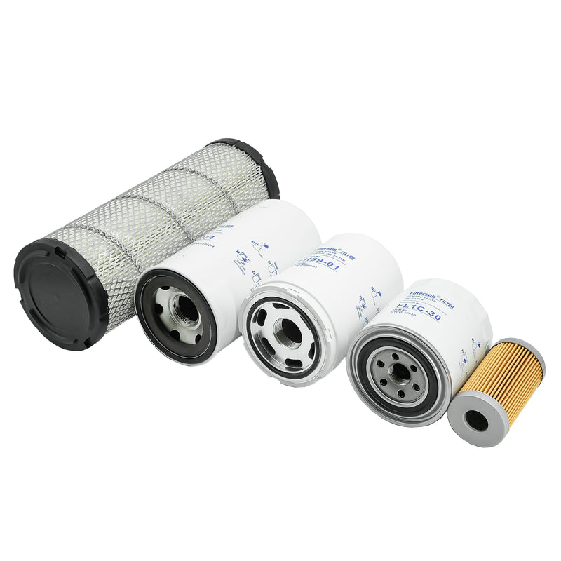 Load image into Gallery viewer, Filter Kit HH164-32430 HHTA0-37710 15521-43160 11013-7020 HHTA059900 for Kubota Tractor L3010 L3830 L3540 L3940 L4240 L4400HST L3240HST L3540HST L3940HST L4240HST - Engine Maintenance Parts > Filter Kits from MyMROmarts
