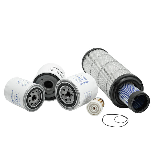Filter Kit HH164-32430 6A320-59930 TA040-93230 TA040-93220 HH3A0-82623 HHK70-14070 for Kubota Tractor L2800 L3200 L3400 L3700SU L3800 (HST) L2501 H HST - Engine Maintenance Parts > Filter Kits from MyMROmarts