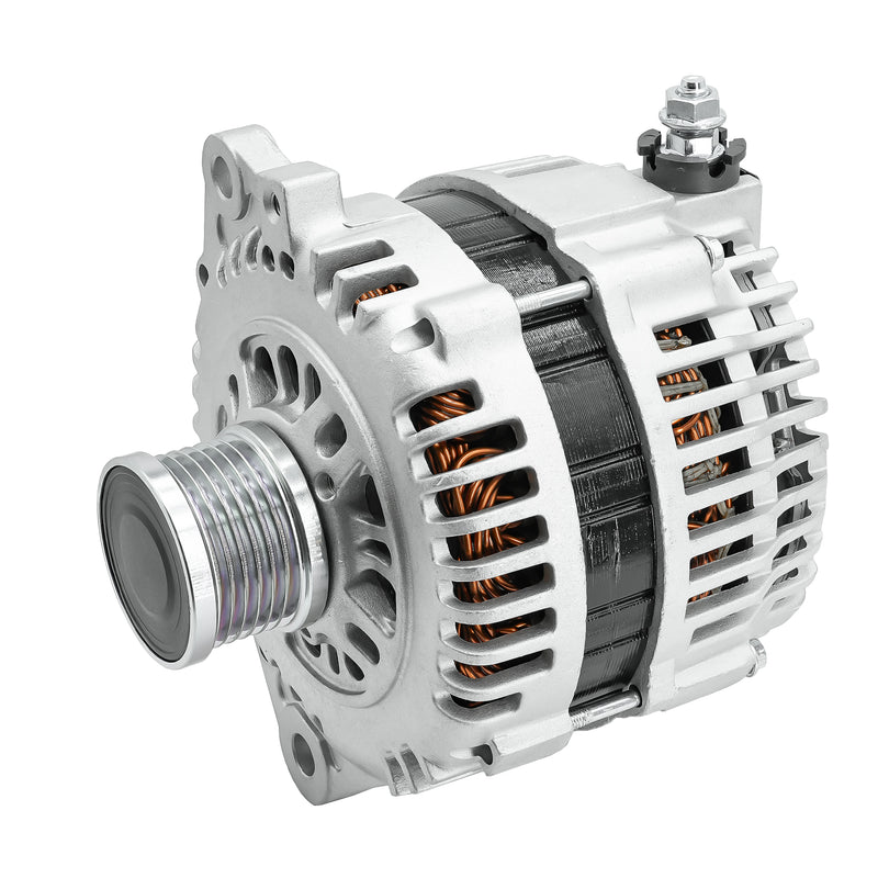 Load image into Gallery viewer, 12V 110A Alternator 23100-AU400 23100-AU420 11163 LR1110713 LR1110-717 for Nissan Rogue 2008-2012, X-Trail 2005-2006, L4 2.5L - Electrical Parts > Alternator from MyMROmarts
