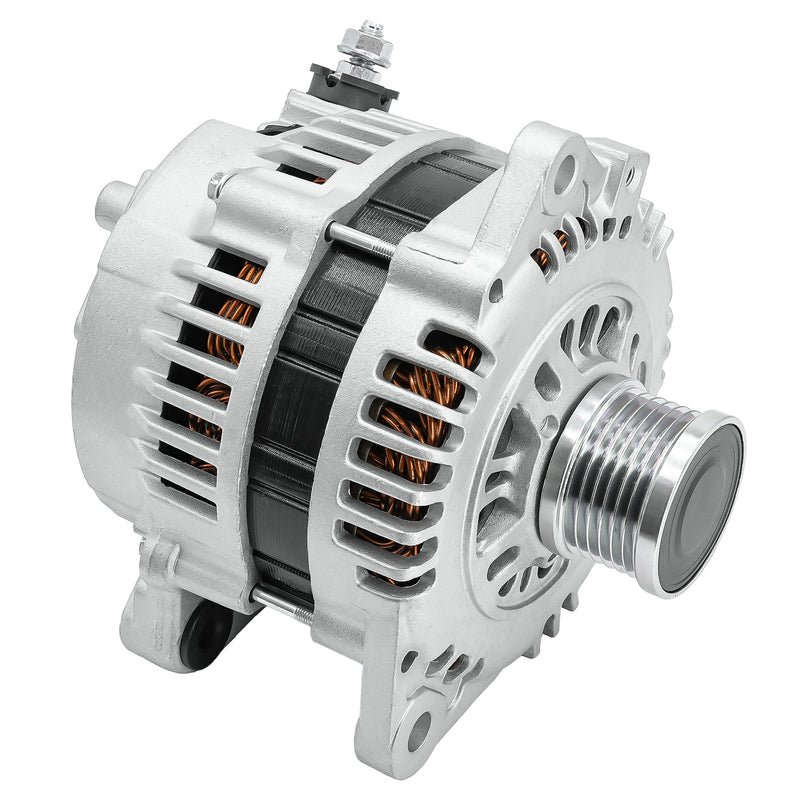 Load image into Gallery viewer, 12V 110A Alternator 23100-AU400 23100-AU420 11163 LR1110713 LR1110-717 for Nissan Rogue 2008-2012, X-Trail 2005-2006, L4 2.5L - Electrical Parts > Alternator from MyMROmarts
