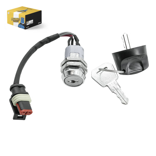 Ignition Switch Start Key 1220-520002-AC for Big Joe Forklift E30 EZ30 S22 Pallet Truck EPT20-ET ES10-10ES ES15-15ES from MyMROmarts