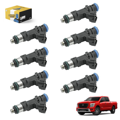 8PCS Fuel Injector 16600-7S000 16600-7S00A for Nissan Armada Frontier NV1500 2500 3500 Pathfinder Titan Xterra 4.0/5.6L 2004-2019 - Engine Parts > Fuel System > Fuel Injector Nozzle from MyMROmarts