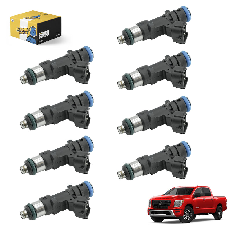 Cargue la imagen en el visor de la galería, 8PCS Fuel Injector 16600-7S000 16600-7S00A for Nissan Armada Frontier NV1500 2500 3500 Pathfinder Titan Xterra 4.0/5.6L 2004-2019 - Engine Parts &gt; Fuel System &gt; Fuel Injector Nozzle from MyMROmarts

