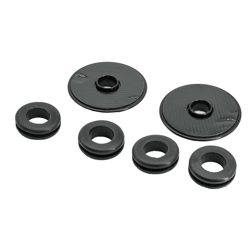 Cargue la imagen en el visor de la galería, Hood Pin Kit Black 82214260AC P5155755 for Dodge Challenger from MyMROmarts
