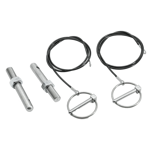 Hood Pin Kit Black 82214260AC P5155755 for Dodge Challenger from MyMROmarts