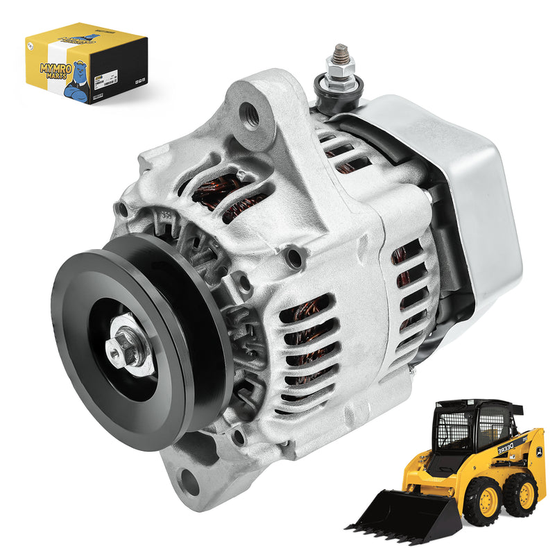 Load image into Gallery viewer, Alternator 1002114530 40052067 AM877740 AND0197 Compatible With John Deere Tractors Skid Steer Yanmar Loader 317 320 675/B 3235 455 F1145 755 756 855 856 955 XUV850D - Electrical Parts > Alternator from MyMROmarts
