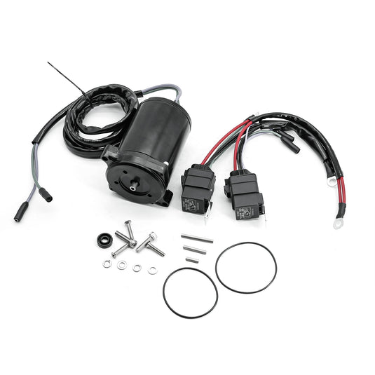 New Tilt Trim Motor Replacement For Mercury 1985-1992 35-220 HP W/ 3 Ram Wire Reversible Square Body 99186 99186-1 99186T from MyMROmarts