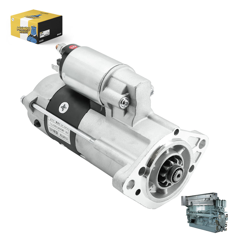 Indlæs billede i Gallery Viewer, Starter Motor M8T75071 For Mitsubishi 4M40 Engine from MyMROmarts
