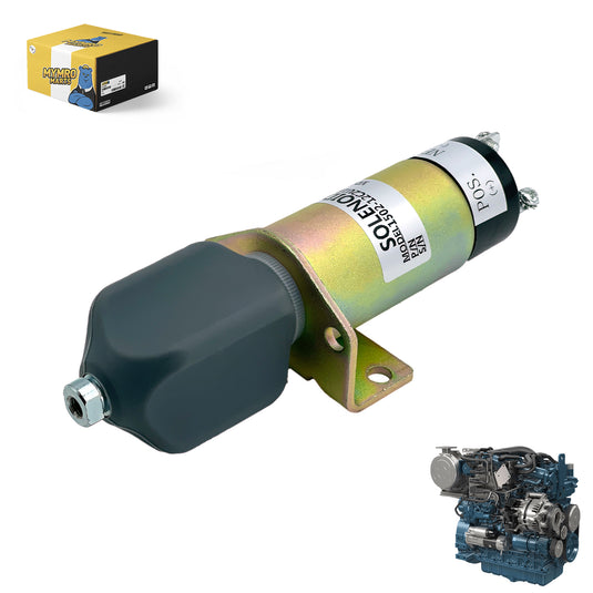2 Terminals 12V Throttle Choke Solenoid 3740028 1502-12C2U1B1S1 for Kubota Engine DF750 - Electrical Parts > Solenoid Valve from MyMROmarts