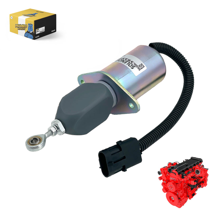 Load image into Gallery viewer, 12V Shutoff Solenoid Valve Switch 3935649 SA-4764-12 For Cummins 6CT Engine from MyMROmarts
