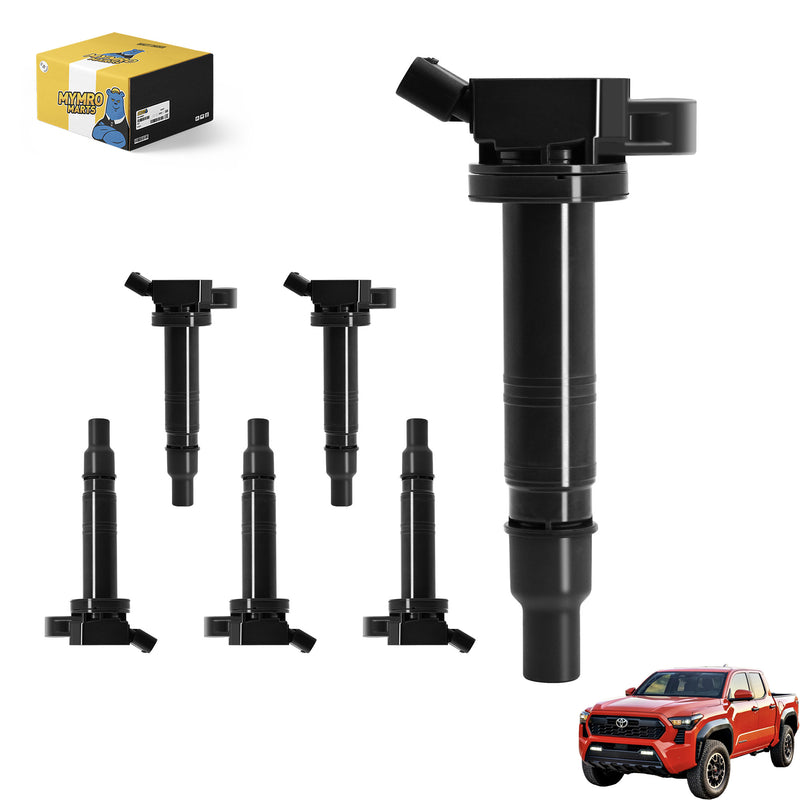 Load image into Gallery viewer, Set of 6 Ignition Coil Pack UF495 C1426 5C1419 For Toyota Tundra 4Runner FJ Cruiser Hiace Solara, Compatible with Scion xB 1.8L L4 2.4L 2.7L 4.0L V6 4.7L V8 from MyMROmarts
